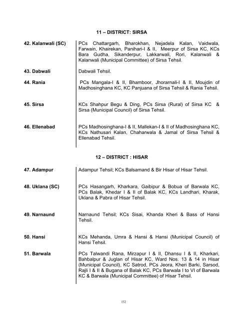 DELIMITATION OF PARLIAMENTARY AND ASSEMBLY ...