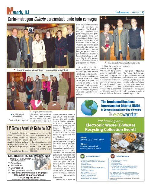 Fonte: jornal lusoamericano - Classificados Newark Nj