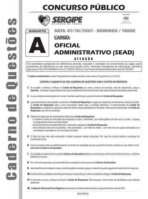 6 - OFICIAL ADMINISTRATIVO SEAD - A.cdr - FEC - UFF