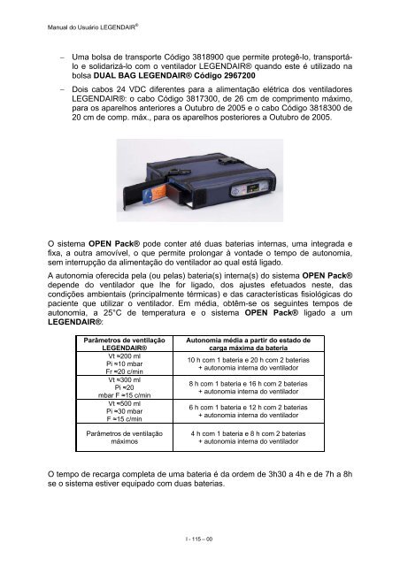 Ledendair_Manual do Usuario.pdf - Fisiocarebrasil.com.br