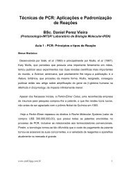 Técnicas de PCR: Aplicações e Padronização de Reações - FEA