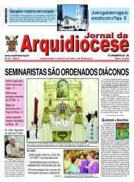 Edição 121, Ano XI, Março de 2007. - Arquidiocese de Florianópolis