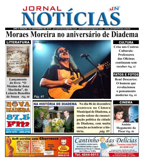 ANO 8 EDIÇÃO 103 DEZEMBRO DE 2010 - Jornal Notícias