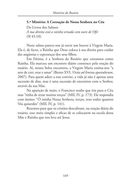 Não tenhais medo! - Centenário das Aparições de Fátima. 1917-2017