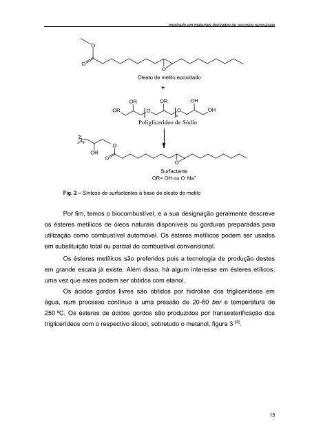 Ana Margarida Carvalho Teixeira Oxidação de oleato de metilo a ...