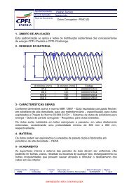 Dutos Corrugados - PEAD (S) - Cpfl