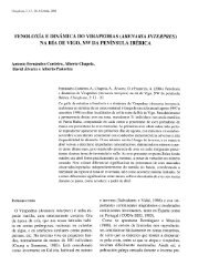 fenoloxía e dinámica do virapedras (arenaria interpres) - Chioglossa