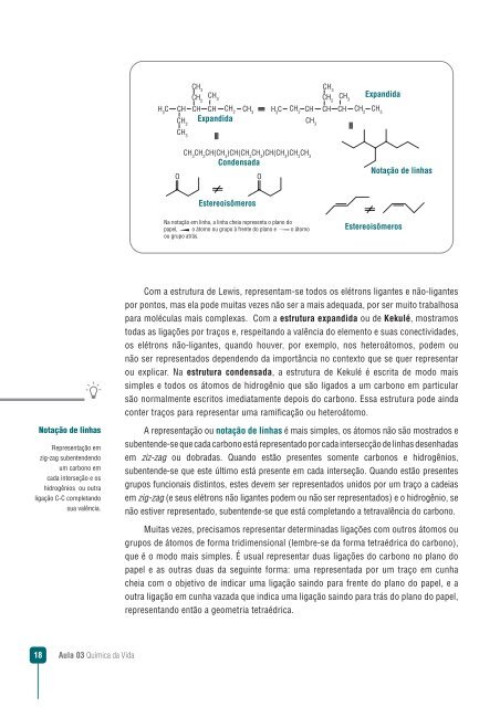 Química da vida: Cicloalcanos