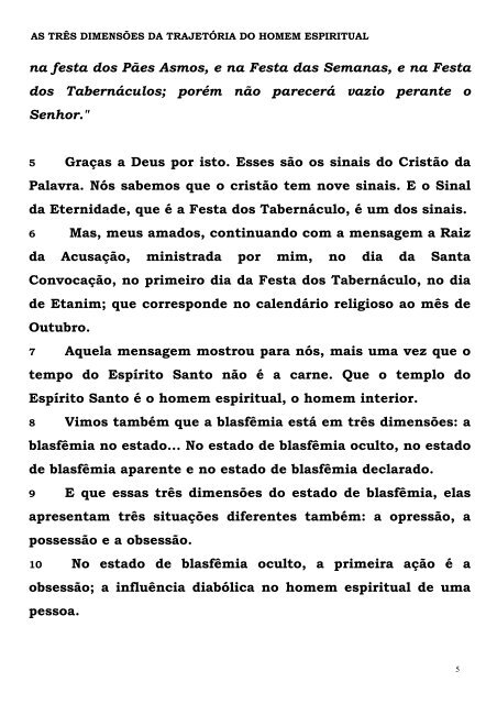 as tres dimensoes da trajetoria do homem espiritual - Tabernaculo