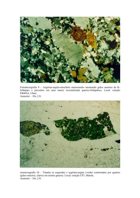 Petrologia de rochas alcalinas, cálcio-alcalinas e toleíticas ... - CPRM