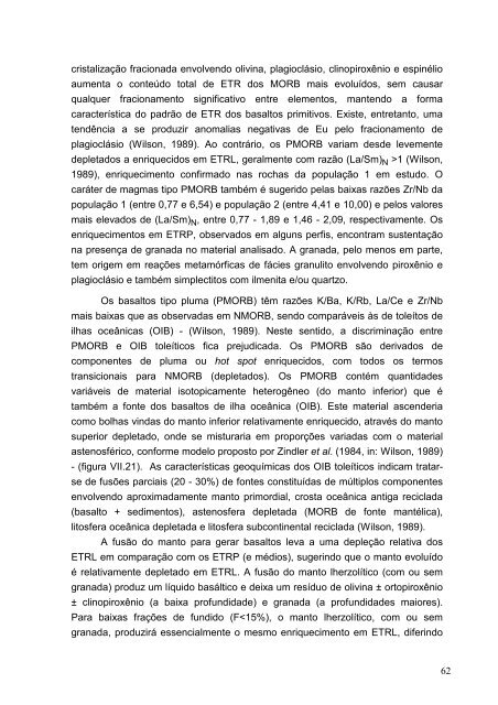 Petrologia de rochas alcalinas, cálcio-alcalinas e toleíticas ... - CPRM