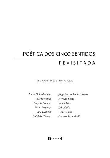 POÉTICA DOS CINCO SENTIDOS - Livraria Martins Fontes