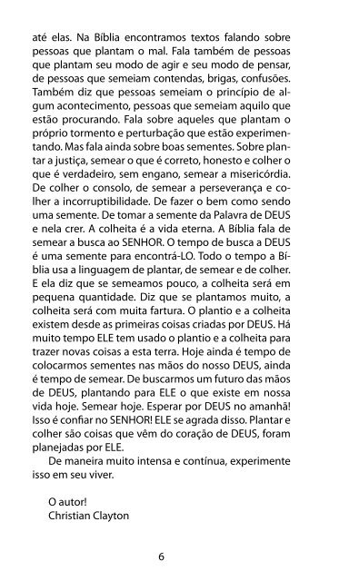 Como Multiplicar sua Semeadura por 100 - Lagoinha.com