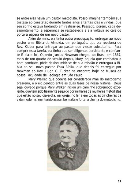 “Mulher, grande é a tua fé” - Igreja Metodista de Vila Isabel