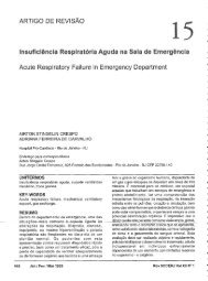 Insuficiência Respiratória Aguda na Sala de Emergência