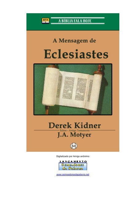 A mensagem de Eclesiastes - Derek Kidner.pdf - Webnode
