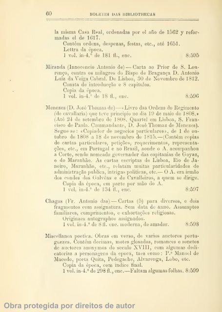 Boletim das Bibliothecas e Archivos Nacionaes Vol. 3