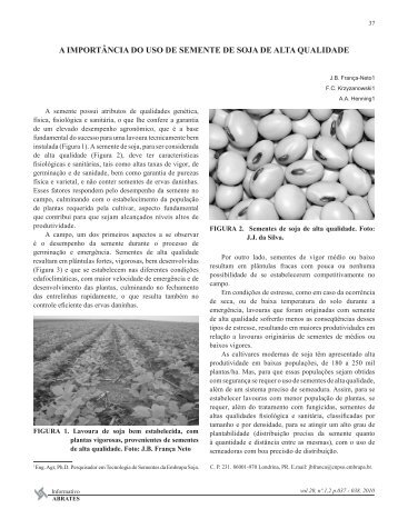 a importância do uso de semente de soja de alta qualidade - Abrates