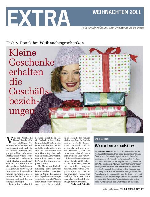 Die Wirtschaft Nr. 50 vom 16. Dezember 2011