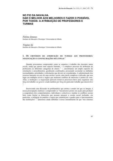 3 - fa vs atribui profs FátimaAntunes _alt._ - Revista de Educação