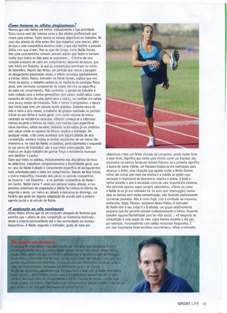 treinar!, Sport Life - Naide Gomes