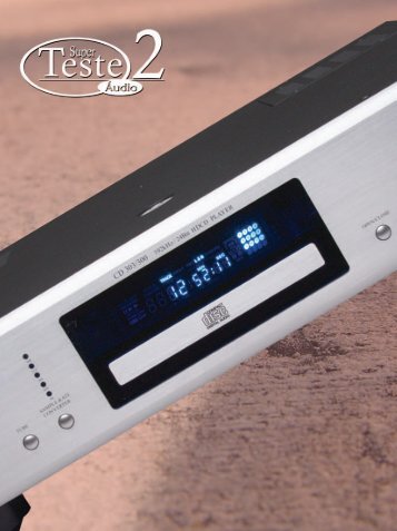 Teste 2 Áudio – CD Player Cary Audio CD-303/300 - Logical Design