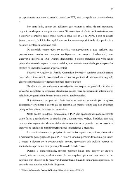 O PCP e a guerra fria.pdf - RUN UNL - Universidade Nova de Lisboa