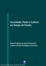 Sociedade, Poder e Cultura no Tempo de Ovídio - Universidade de ...