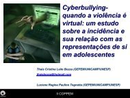 Cyberbullying- quando a violência é virtual: um estudo ... - Unicamp