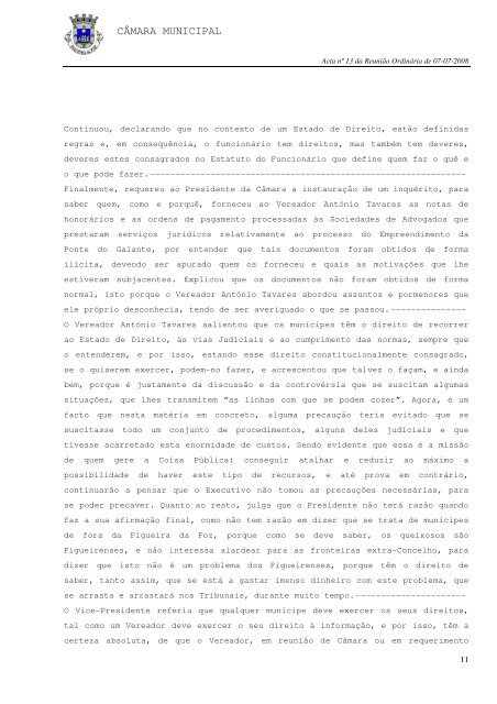 ACTA N.º 13/2008 REUNIÃO ORDINÁRIA DE 07-07-2008