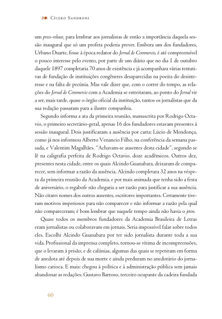 Ciclo Origens da Academia - Academia Brasileira de Letras