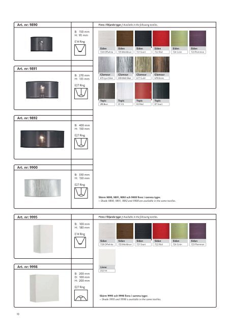 Katalog / Catalogue - Kataloger Design Belysning AS