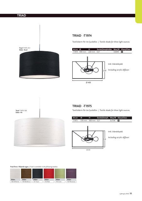 Katalog / Catalogue - Kataloger Design Belysning AS