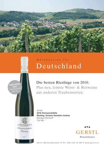 WEIN - Gerstl Weinselektionen