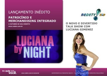 luciana by night - Rede TV!