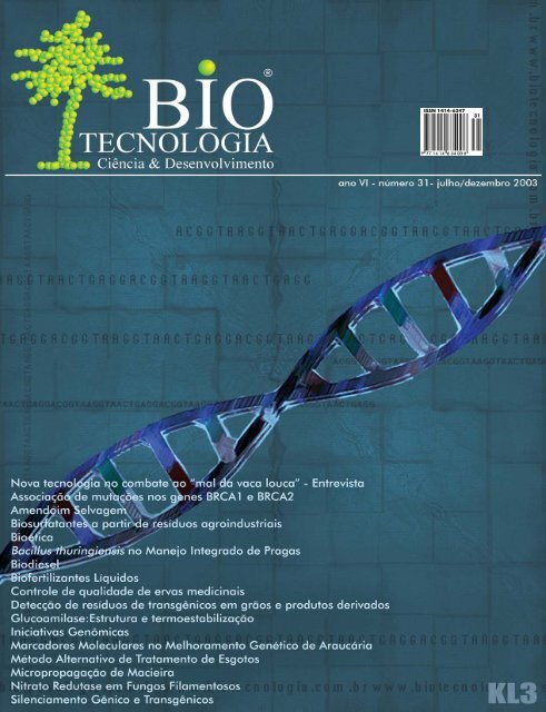 Revista Biotecnologia Ciência & Desenvolvimento - Edição nº 31