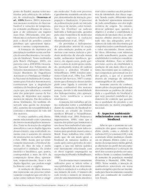 Revista Biotecnologia Ciência & Desenvolvimento - Edição nº 31