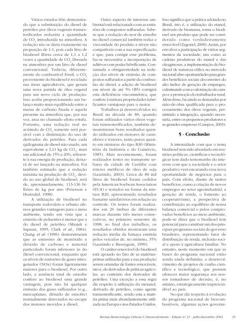 Revista Biotecnologia Ciência & Desenvolvimento - Edição nº 31