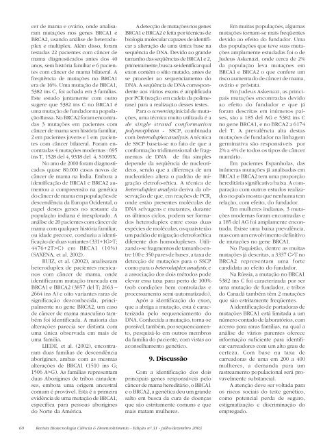 Revista Biotecnologia Ciência & Desenvolvimento - Edição nº 31