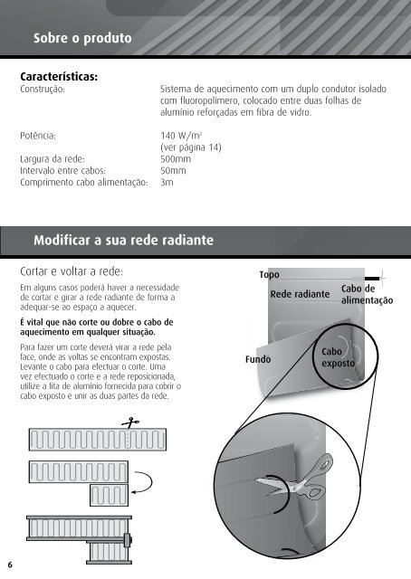 Rede radiante eléctrica para pavimentos laminados (WLFH) - Warmup