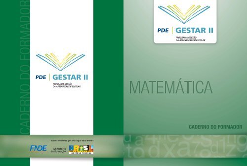 CADERNO DO FORMADOR - Ministério da Educação