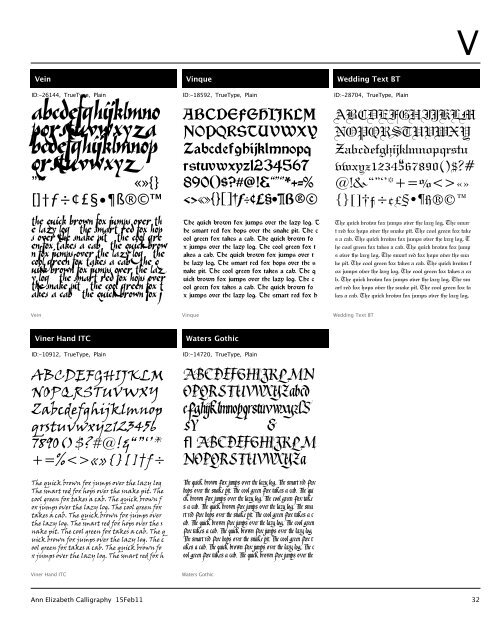 TypeBook | All Fonts | 02/16/11