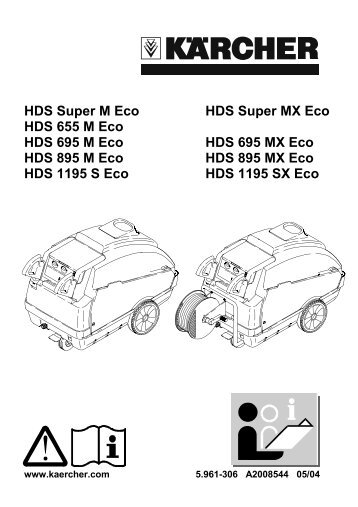 HDS Super M Eco HDS Super MX Eco HDS 655 M Eco HDS 695 M ...