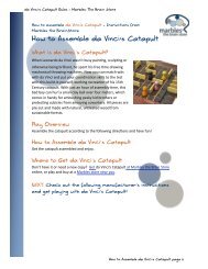 da Vinci's Catapult Assembly .PDF - Marbles: The Brain Store