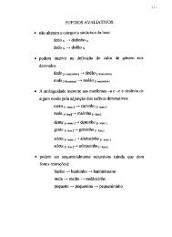 SUFIXOS AVALIATIVOS: 0 não alteram a categoria ... - aeflup.com