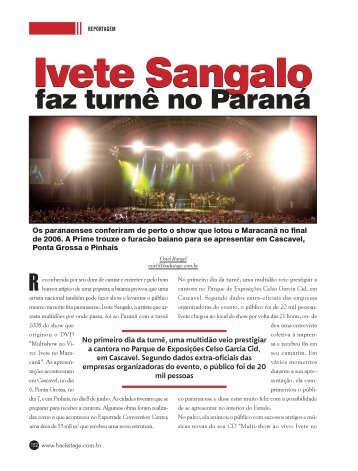 Ivete faz turne no Paraná - Attack