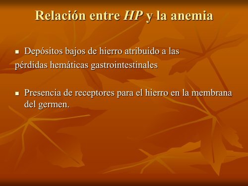 Presencia del Helicobacter pylori en pacientes en Hemodiálisis