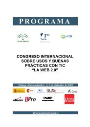 PROGRAMA - Tecnología Educativa - Universidad de Málaga