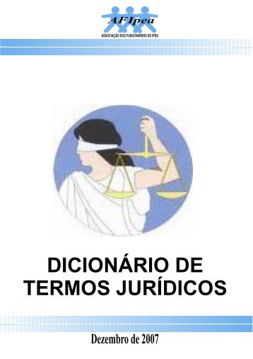 DICIONÁRIO DE TERMOS JURÍDICOS