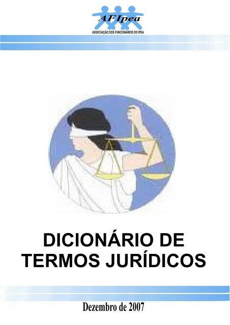 DICIONÁRIO DE TERMOS JURÍDICOS